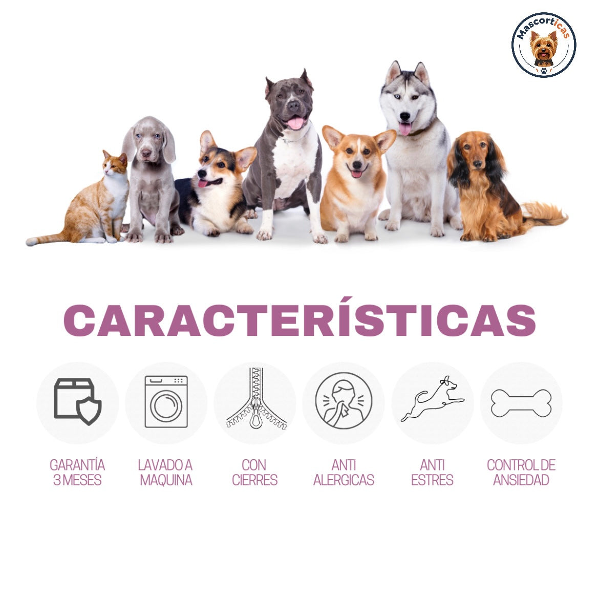 Cama Antiestrés para Mascotas