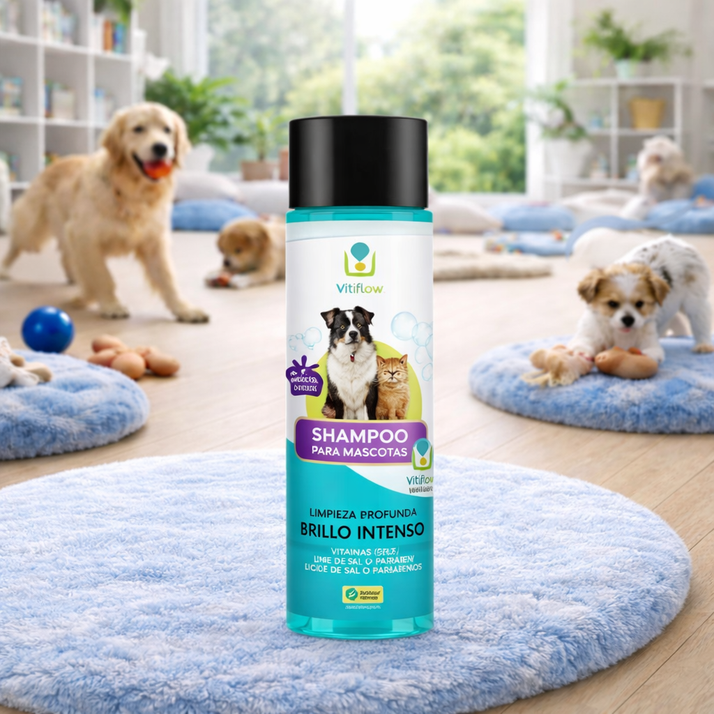 Shampoo Premium para Mascotas VitFlow