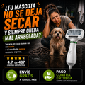 Cepillo Secador 2 En 1  Para Mascotas